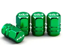 zielone-nowoczesne-nakretki-na-wentyle-do-kia-solidne-z-logo-kia-trwale