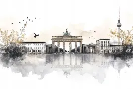 obraz-na-plotnie-canvas-miasto-panorama-berlin-brama-wieza-tv-szkic-60x40