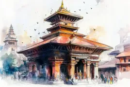 obraz-na-plotnie-canvas-katmandu-swiatynia-nepal-plac-durbar-orient-60x40