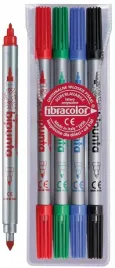 flamastry-dwustronne-fibracolor-pisaki-4-kolory