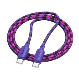 kabel-usb-c-do-usb-c-hoco-3a-60w-1-m-x116-gradient-fioletowy