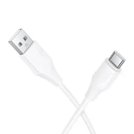 kabel-silikonowy-usb-a-do-usb-c-hoco-3a-1-m-x124-bialy