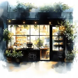 obraz-na-plotnie-canvas-miasto-kawiarnia-sklep-kafejka-cafe-witryna-80x80