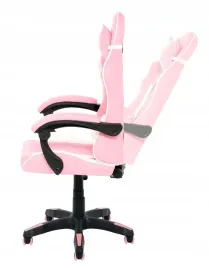 fotel-biurowy-gamingowy-game-in-pink-podstawa-nylon-rozowo-bialy