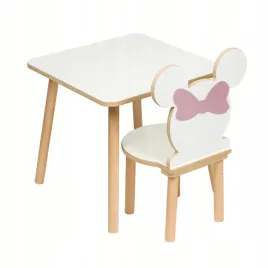 stolik-i-krzeselko-dla-dzieci-50cm-miki-z-kokarda-zestaw-mebli-mdf-drewno