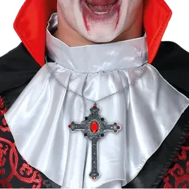 naszyjnik-srebrny-krzyz-z-rubinem-gotycki-wampir-ksiadz-12cm-halloween
