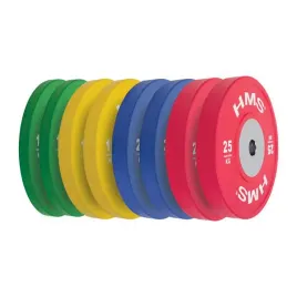 tbr-profi-set-2x-10152025-zestaw-talerzy-olimpijskich-bumper-hms-140kg