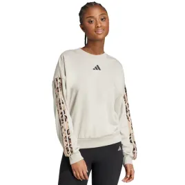 bluza-damska-adidas-animal-print-3-stripes-french-terry-sweatshirt-kremowa
