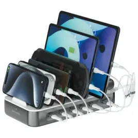 stacja-ladujaca-4smarts-100w-pd-qc-5x-usb-c-usb-zestaw-6-kabli