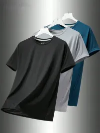 shein-3pak-sportowa-meska-koszulka-z-krotkim-rekawem-gym-yoga-s-77776