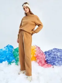 shein-jasnobrazowy-komplet-dresowy-proste-spodnie-bluza-ze-stojka-m-48843
