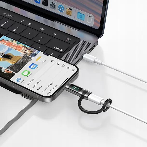 mcdodo-adapter-przejsciowka-usb-c-usb-typ-c-do-lightning-iphone-60w-miernik-stan-nowy-stan-opakowania-oryginalne