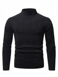 shein-czarny-meski-sweter-z-polgolfem-l-18280