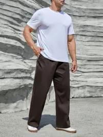 shein-brazowe-proste-meskie-spodnie-na-gumce-z-kieszeniami-xl-15989