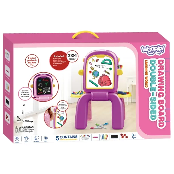 woopie-tablica-2w1-dwustronna-tablica-do-malowania-stan-nowy-marka-woopie
