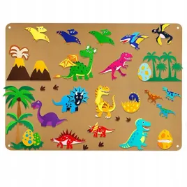 mata-edukacyjna-tablica-filcowa-na-rzepy-dla-dzieci-dinozaury-montessori