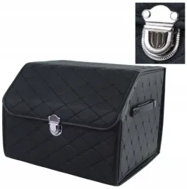 skrzynia-organizer-do-bagaznika-samochodu-twarda-skorzana-czarna-40x30x30cm