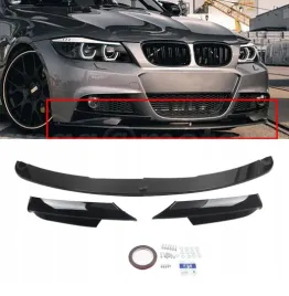 dokladka-zderzaka-przod-dla-bmw-e90-e91-lci-lift-2008-2012-m-pakiet-czarny