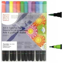pisaki-dwustronne-brush-twin-zig-kuretake-12-kol
