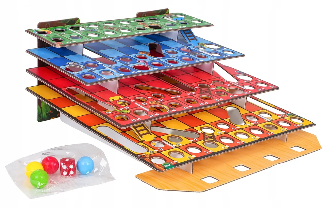 gra-planszowa-3d-weze-drabiny