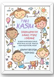 podziekowanie-ramka-prezent-dla-pani-przedszkolanki-nauczycielki-szkola