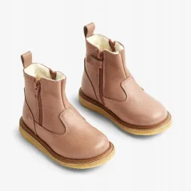 wheat-gisa-zip-tex-rozowe-skorzane-ocieplane-botki-32-wf366i