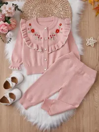 shein-rozowy-dzianinowy-komplet-sweter-z-haftem-spodnie-12-18m-81108