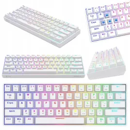 klawiatura-gamingowa-mechaniczna-biala-60percent-podswietlana-blue-outemu-hotswap