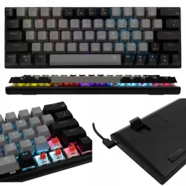 klawiatura-mechaniczna-gamingowa-60percent-czarno-szara-podswietlana-red-switch