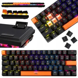 klawiatura-gamingowa-mechaniczna-60percent-podswietlana-rgb-led-mala-red-switch