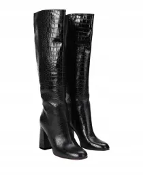zara-czarne-kozaki-motyw-skory-weza-na-slupku-41-01040