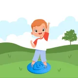 deska-do-balansowania-egg-niebieski-stan-nowy