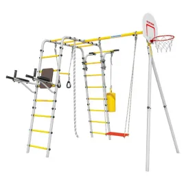 plac-zabaw-do-ogrodu-fitness-basic-zolty