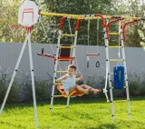 plac-zabaw-do-ogrodu-fitness-basic-zolty-wiek-dziecka-3-lata