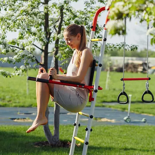 plac-zabaw-do-ogrodu-fitness-basic-zolty-marka-malpiszon-stan-nowy