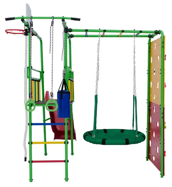 plac-zabaw-do-ogrodu-tecza-basic-pomaranczowy-marka-malpiszon