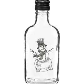butelka-200-ml-z-zakretka-nadruk-swiateczny-balwanek-1szt
