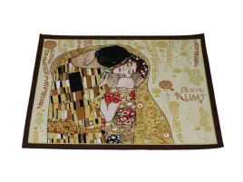 podkladka-na-stol-g-klimt-pocalunek-kremowe-tlo-carmani