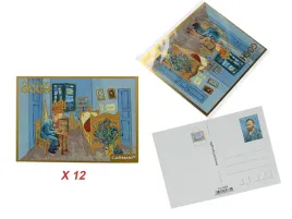kpl-12-pocztowek-v-van-gogh-pokoj-w-arles-carmani