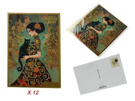 kpl-12-pocztowek-inspirowana-malarstwem-g-klimt-carmani