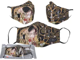 maseczka-ochronna-g-klimt-pocalunek-i-drzewo-zycia-czarne-tlo-carmani