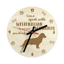 westfalski-gonczy-krotkonozny-zegar-z-psem-drewniany-zegar-z-grawerem-p