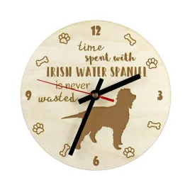 irlandzki-spaniel-dowodny-zegar-z-psem-drewniany-zegar-z-grawerem-perso