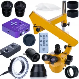 mikroskop-trinokularowy-na-wysiegniku-745-z-kamera-51mp-4k-soczewka-bar