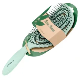 poniks-pure-hemp-ds320-ekologiczna-szczotka-do-rozczesywania-wlosow-zielona