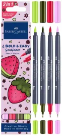 faber-castell-flamastry-markery-dwustronne-do-szkicowania-goldfaber-4-kol