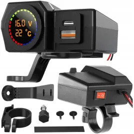 ladowarka-gniazdo-do-motocykla-usb-c-usb-woltomierz-mus50