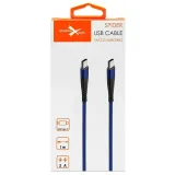 kabel-spider-typ-c-typ-c-1m-niebieski-kolor-niebieski
