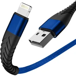 kabel-spider-wzmocniony-iphone-lightning-3-m-niebieski