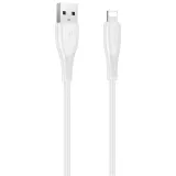 kabel-awei-cl-182l-usb-a-na-lightning-bialy